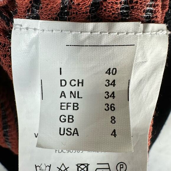 M Missoni Soft Knit Cap Sleeve Viscose Cotton Blend Top Size US 4  Stretch - Picture 4 of 9